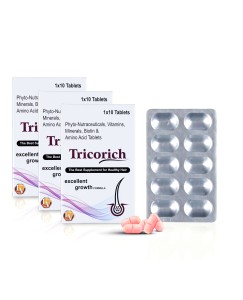 Tricorich Hair Biotin Tablets | best for anti hairfall|30 Tablets 